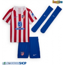 Maglie da calcio Atletico Madrid David Hancko #17 Prima Maglia Bambino 2025-26 Manica Corta (+ Pantaloni corti)